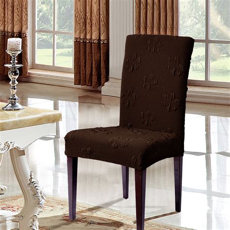 Dec 13 Sale 3 Colors Box Cushion Dining Chair Slipcover by. . Chair back covers for dining chairs